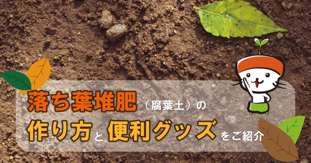 自家製落ち葉堆肥（腐葉土）の作り方と便利グッズをご紹介｜わいず