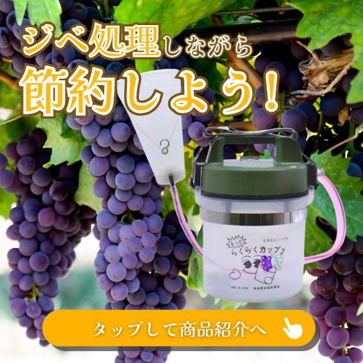 ブドウ農家さんの作業が楽になる資材！ジベ処理や傘かけに役立つ商品の紹介